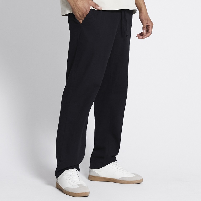 Linen blend pants "Ludvig" Black